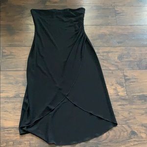 Bebe Strapless black dress